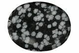 Snowflake Obsidian Worry Stones - 1.5" Size - Photo 2